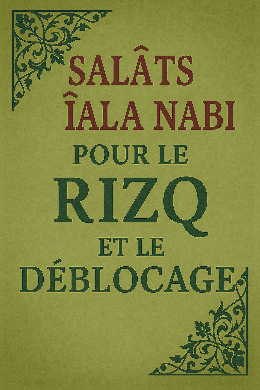 Salats ala Nabi pour le Rizq