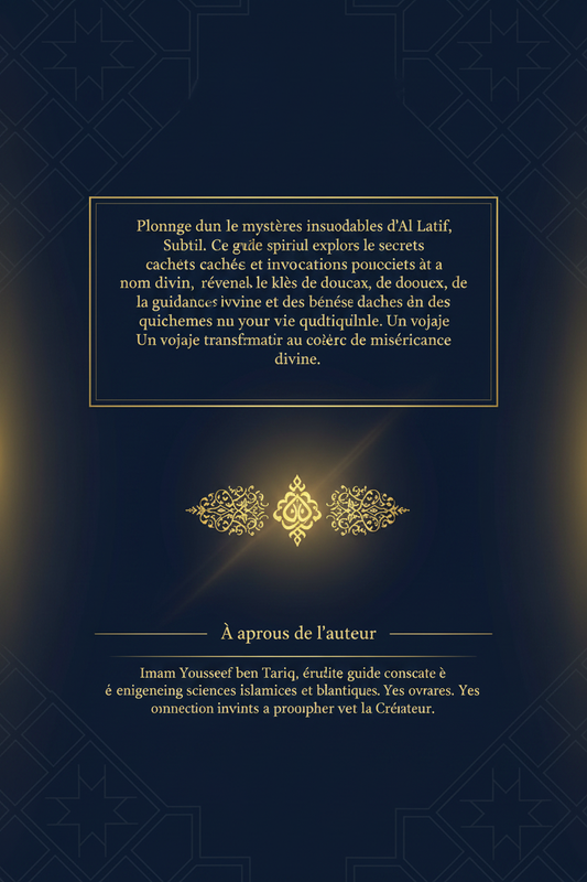 Verso - Les Secrets et Zikrs du Nom de Dieu Al Latif