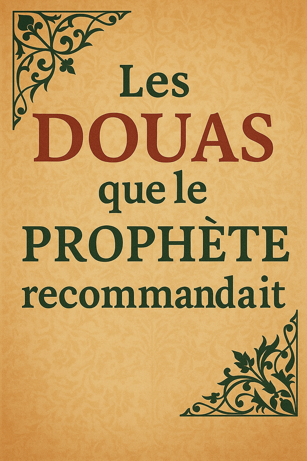 Les Douas que le Prophète recommandait
